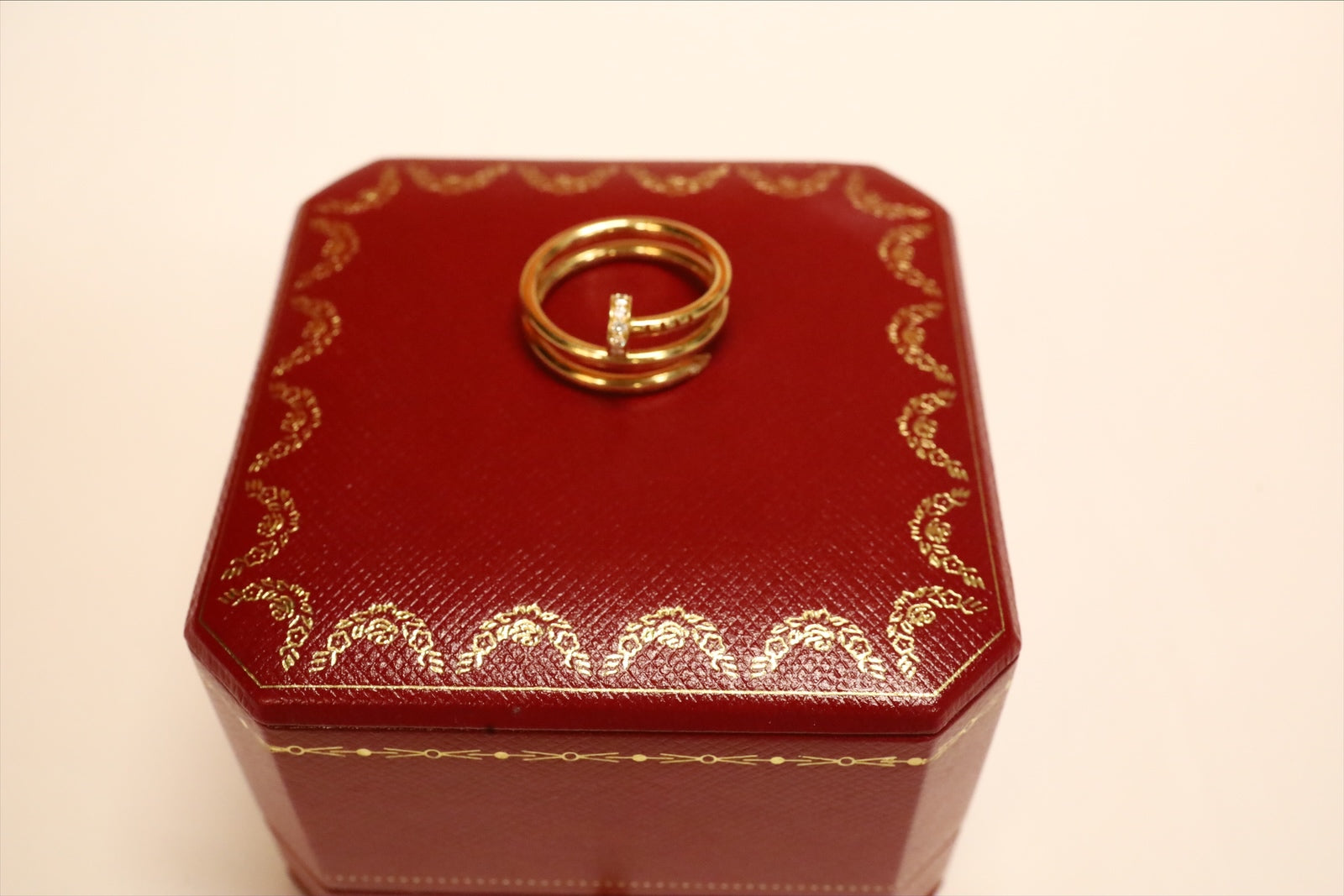 JUSTE UN CLOU RING DOUBLE DIAMONDS YG 52