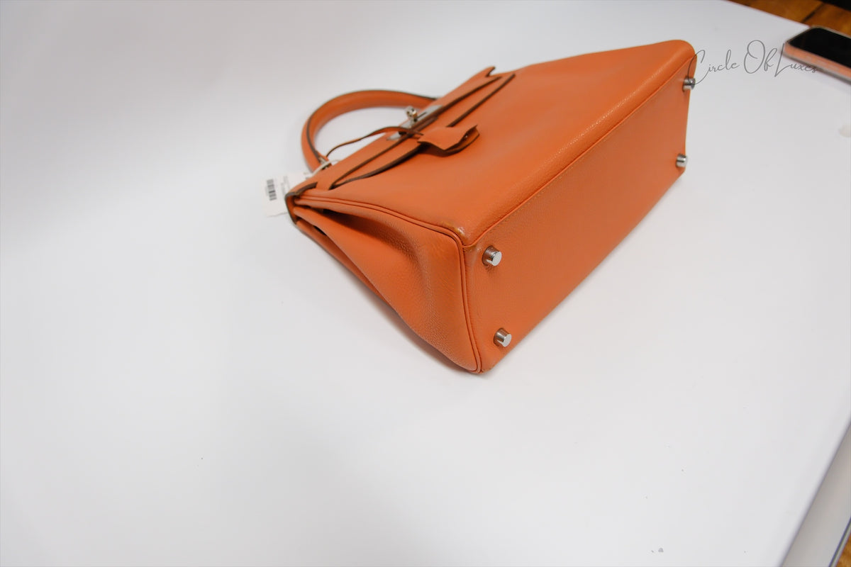 HERMES KELLY 28 TOGO ORANGE SHW