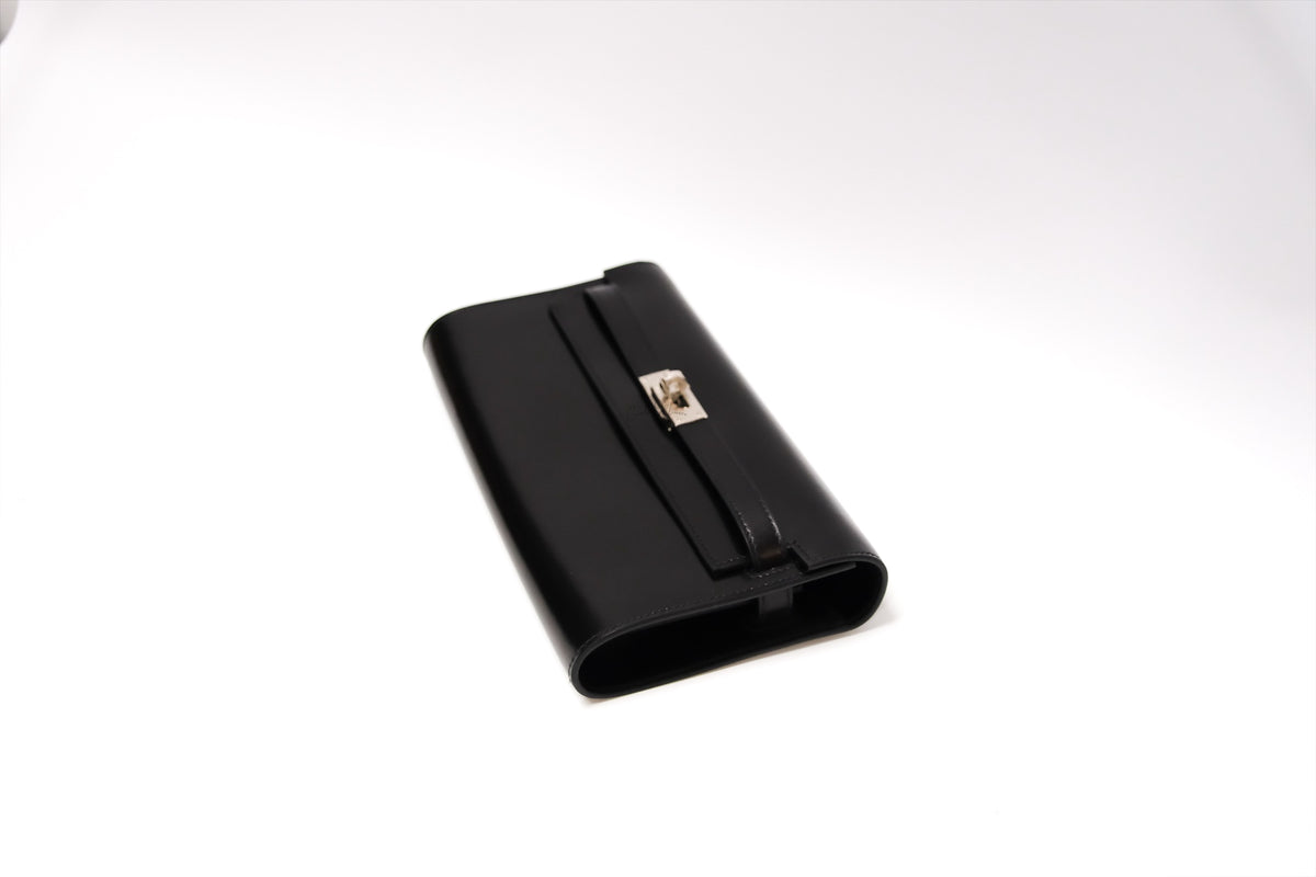 HERMES KELLY TO GO BOX LEATHER  PHW