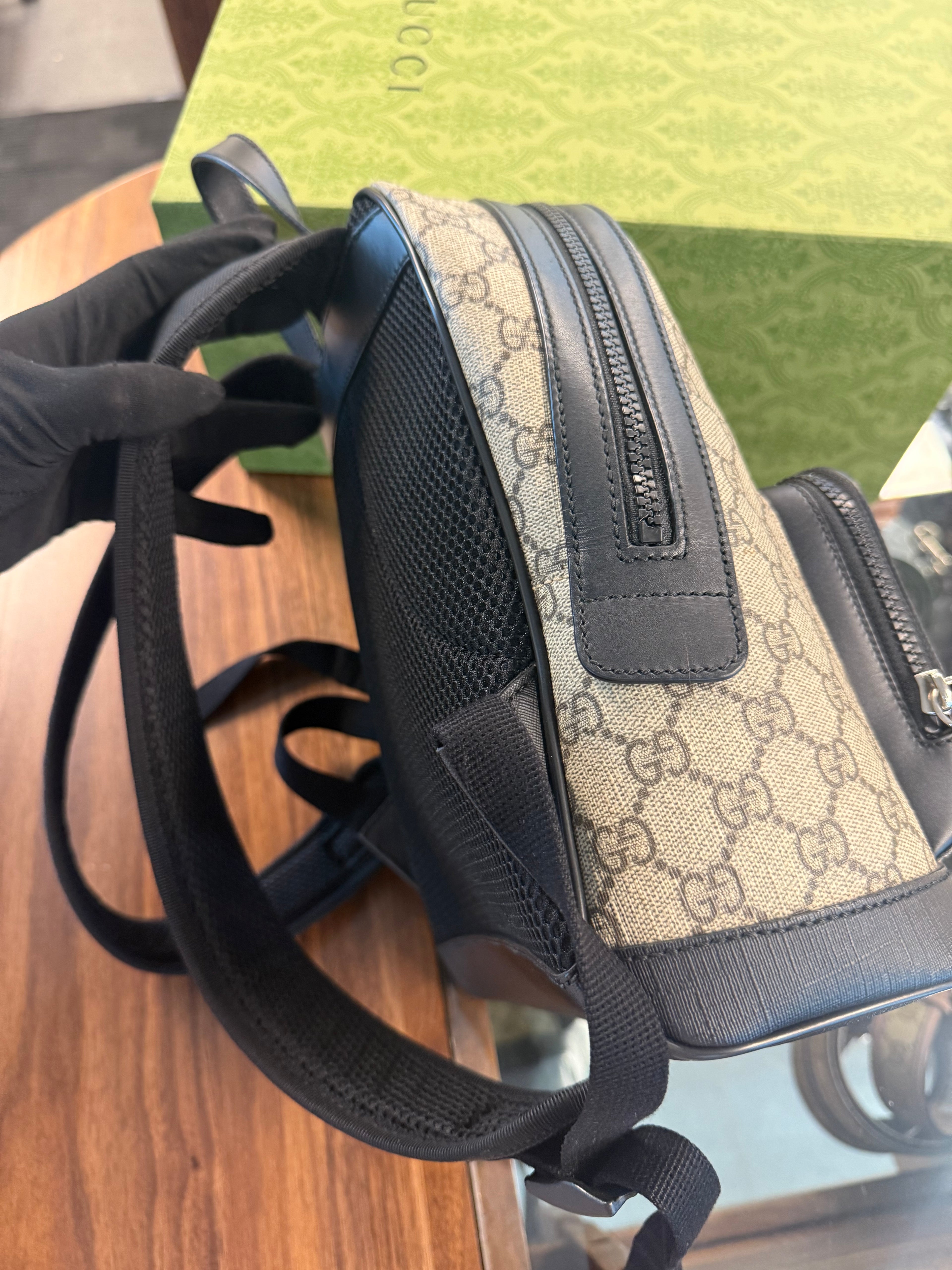 GUCCI SMALL EDEN BACKPACK SUPREME CANVAS