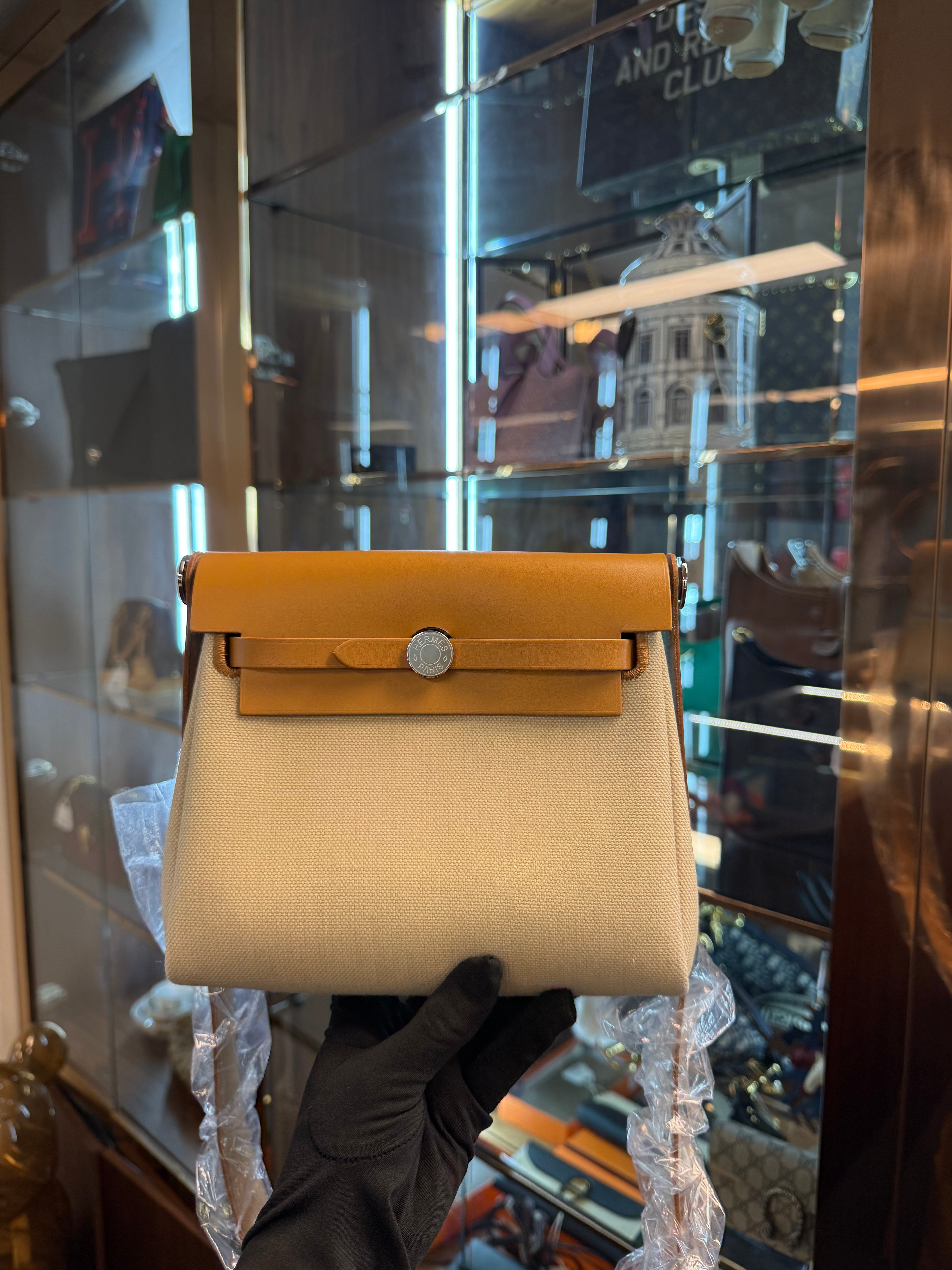 HERMES HERBAG MINI STAMP W