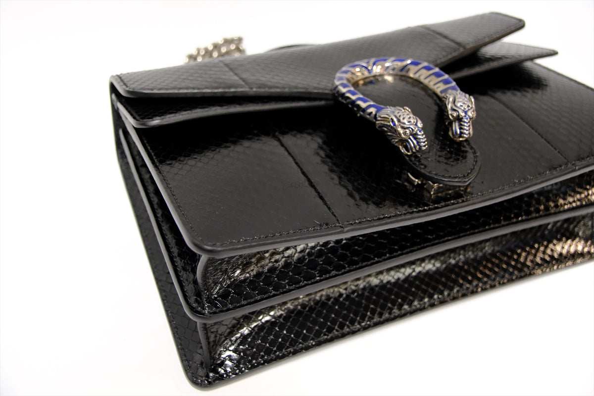 GUCCI DIONYSUS SHOULDER BAG WITH TOP HANDLE BLACK