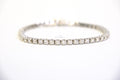 3.50ct natural diamonds white gold tennis braclet