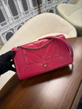 CHANEL SMALL CALFSKIN MADEMOISELLE FLAP PINK BAG