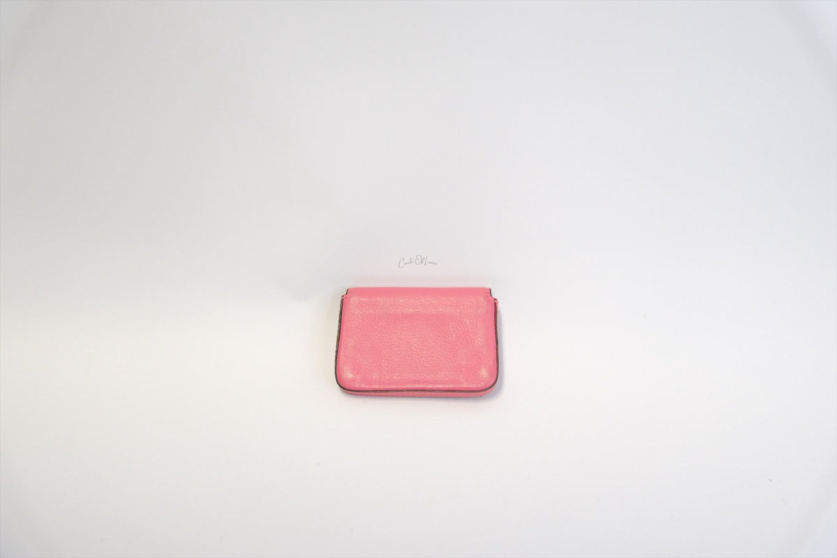 CELINE PADLOCK FLAP LEATHER CARD CASE