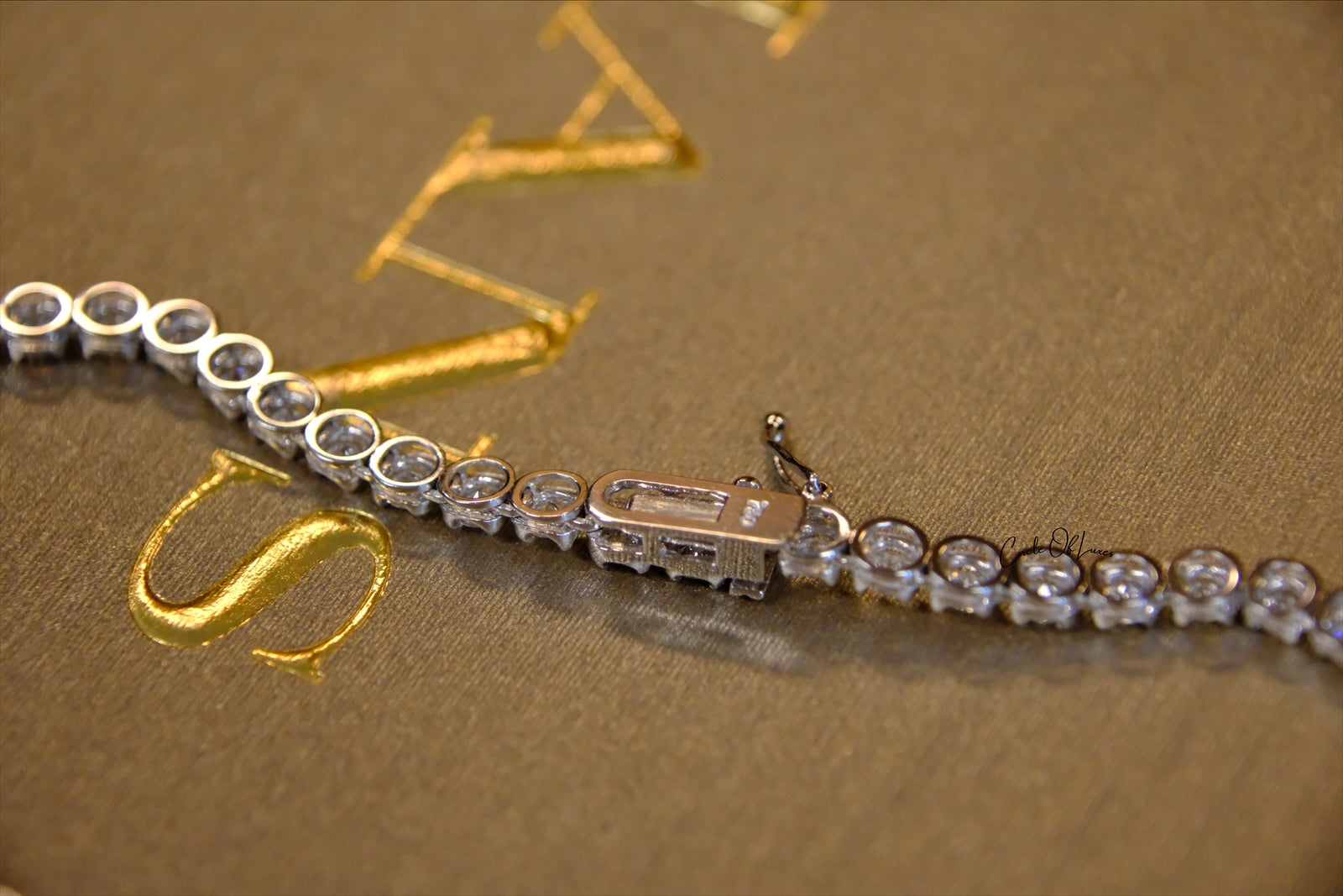 TENNIS NECKLACE DIAMONDS WHITE  GOLD