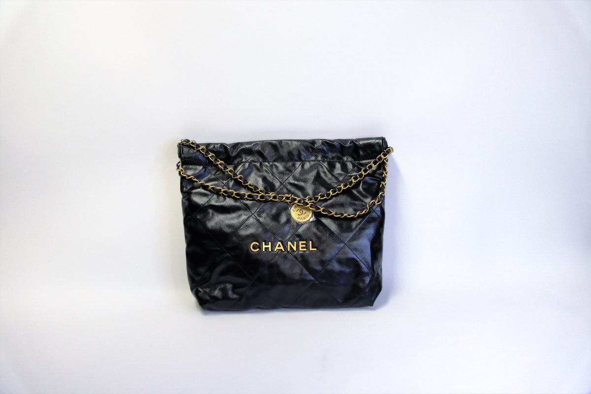 CHANEL C22 SMALL BLACK