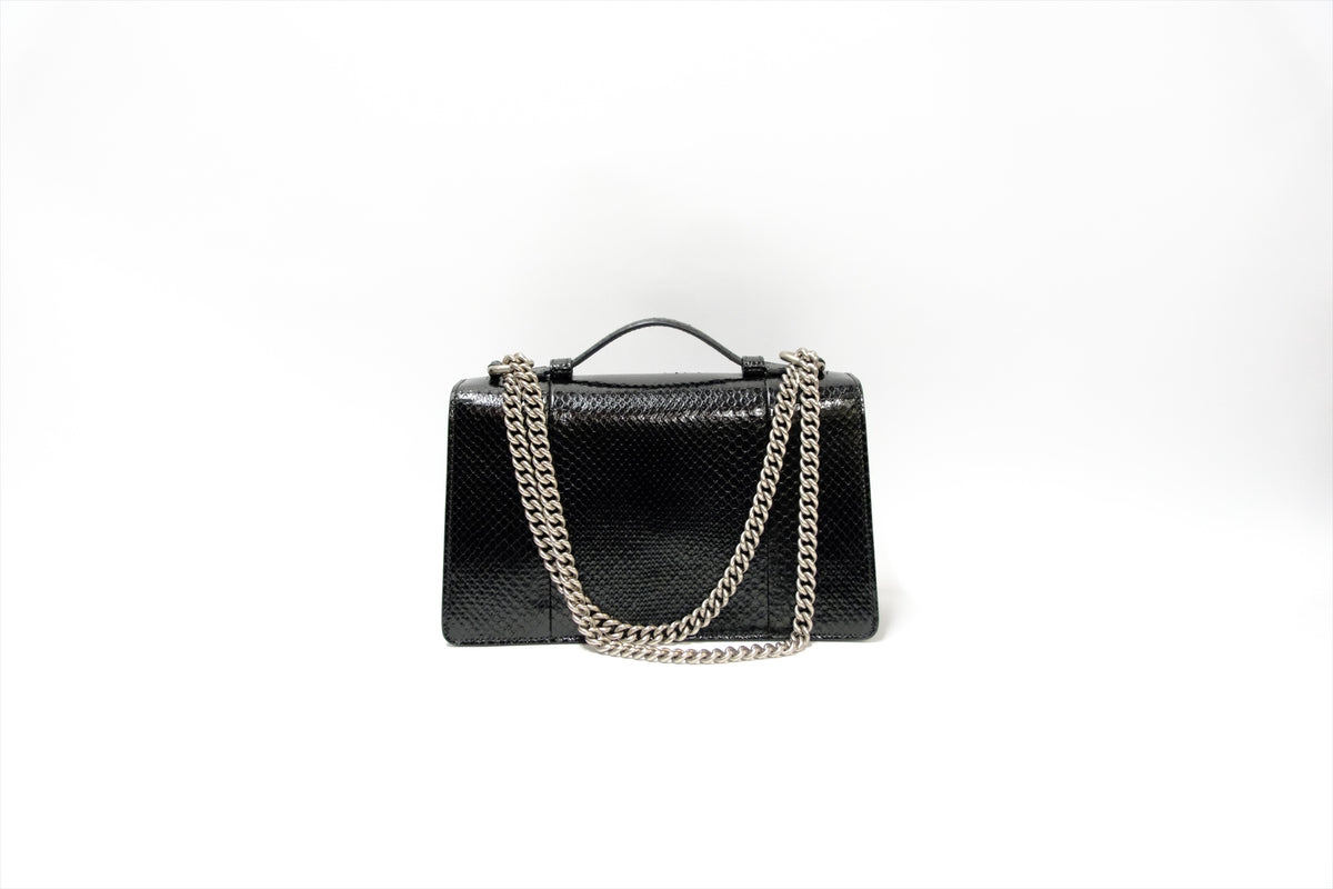 GUCCI DIONYSUS SHOULDER BAG WITH TOP HANDLE BLACK