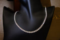 TENNIS NECKLACE DIAMONDS WHITE  GOLD