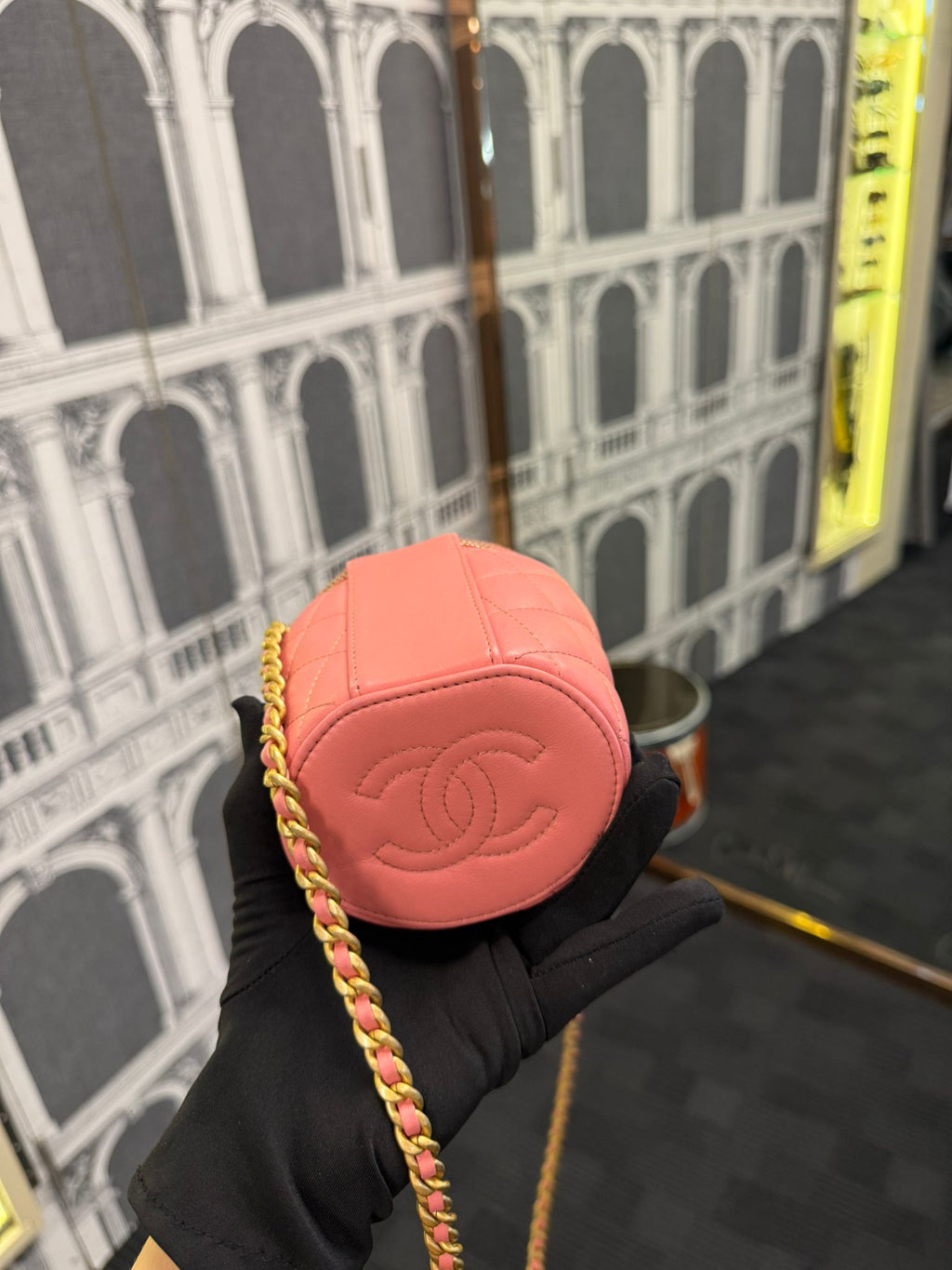 CHANEL MINI VANITY PINK BAG
