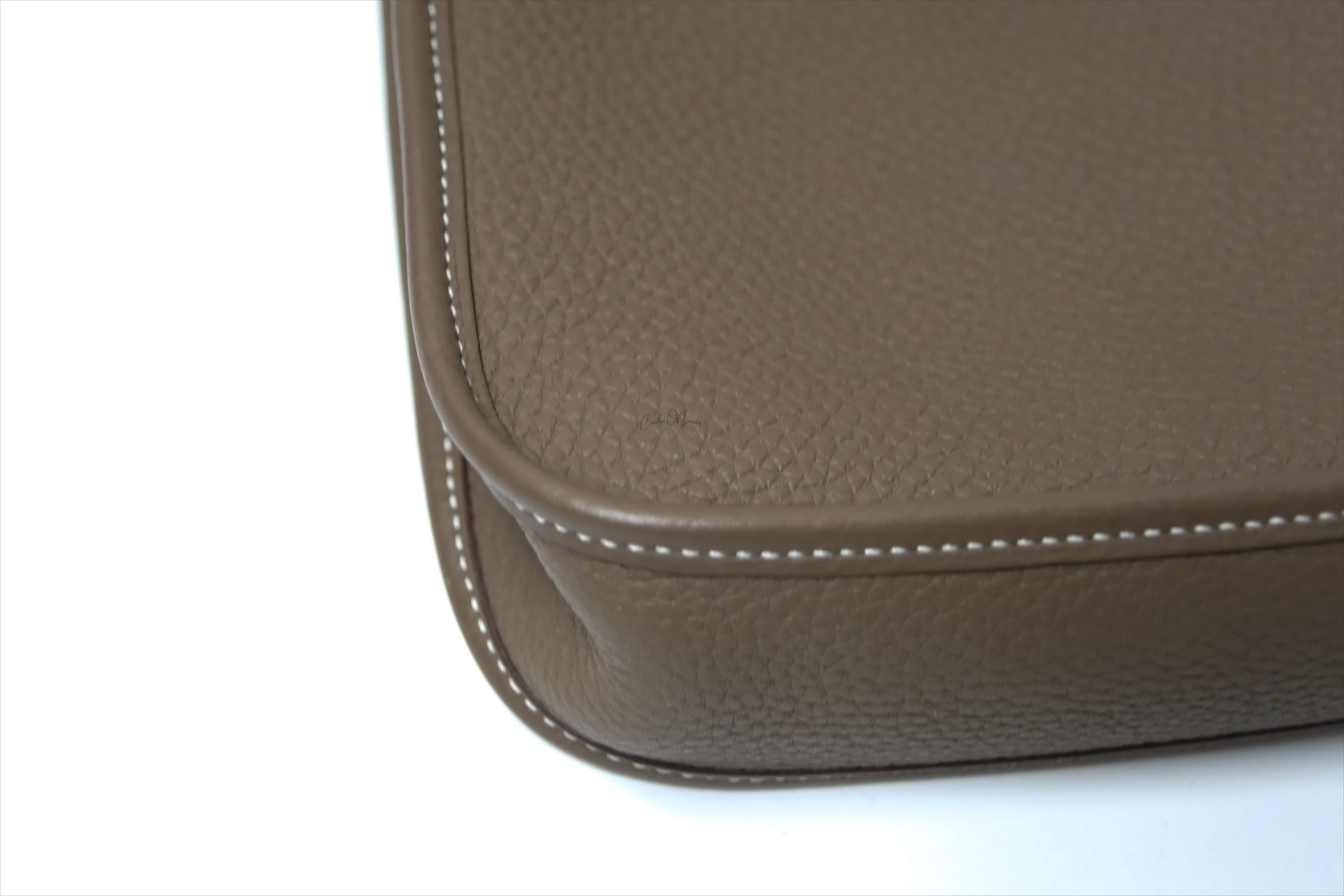 HERMES TPM MINI EVELYNE ETOUPE /BLEU INDIGO SHW