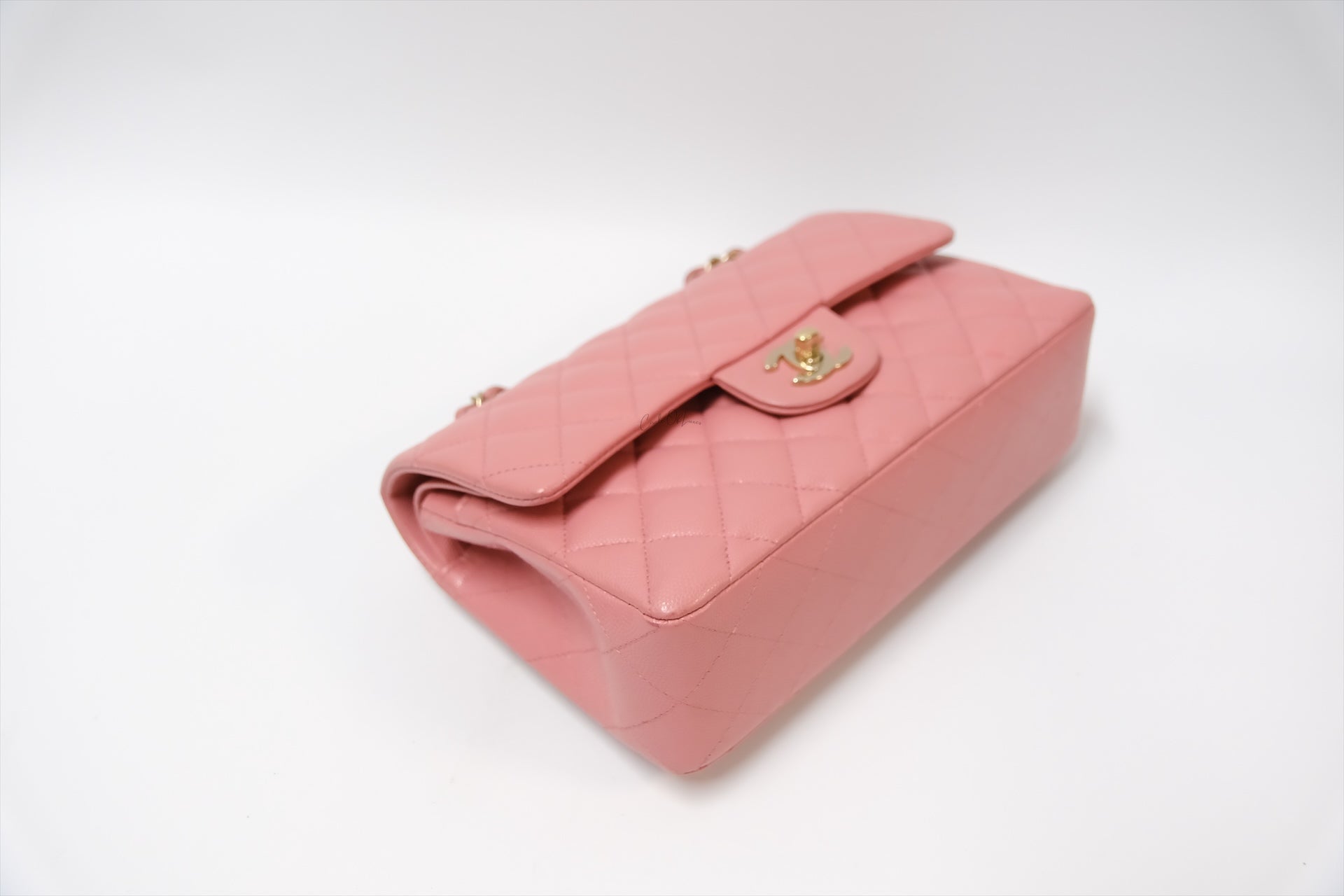 CHANEL CLASSIC SMALL PINK GHW