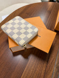 LOUIS VUITTON ZIPPY COIN PURSE DAMIER AZUR