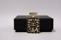 CHANEL PEFURME BOTTLE BROOCH METAL,PEARL,CRYSTAL