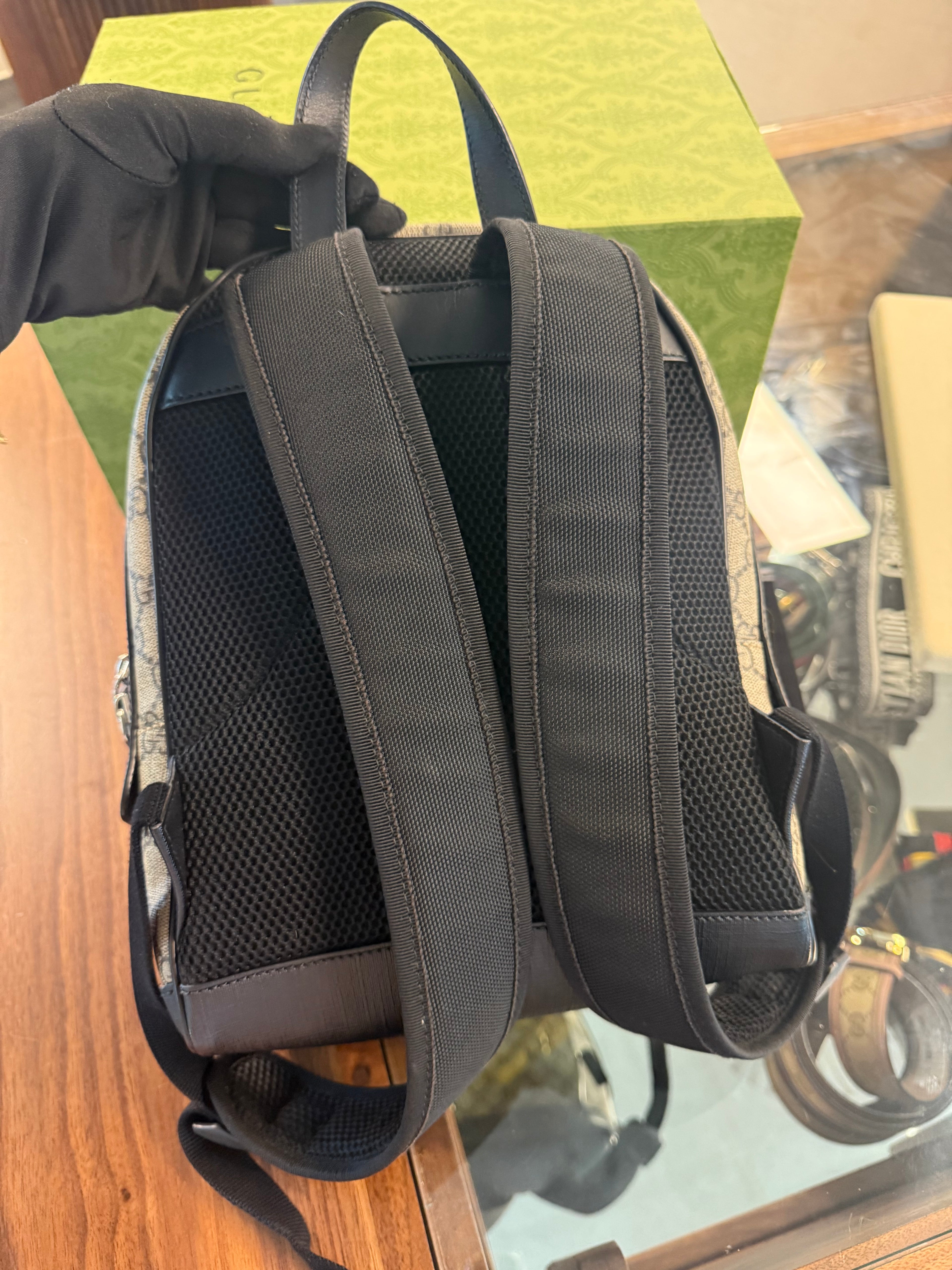 GUCCI SMALL EDEN BACKPACK SUPREME CANVAS