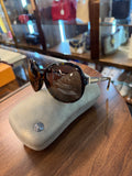 CHANEL
Tortoise Shell Oversized Acetate Frame Sunglasses-5196