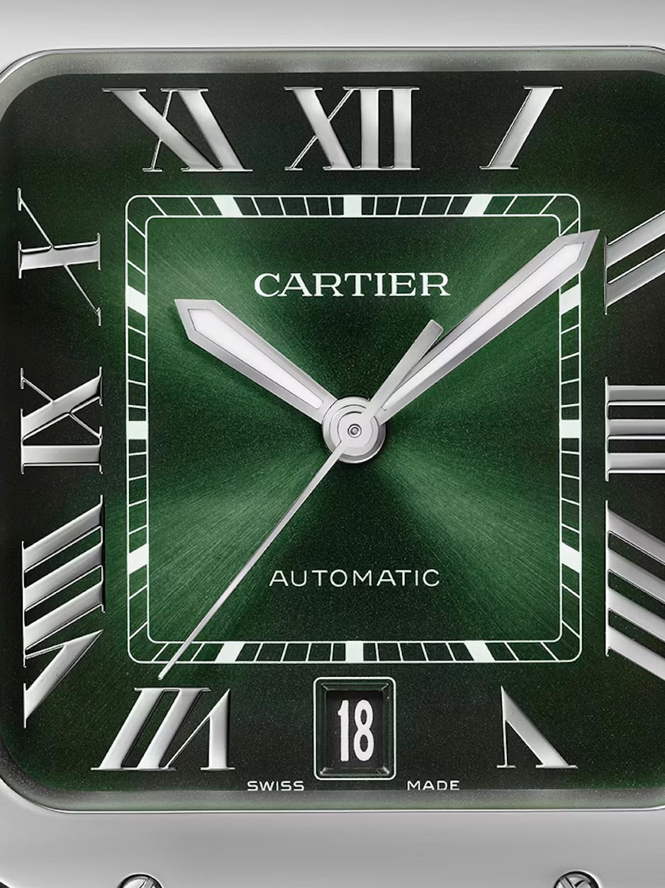 CARTIER SANTOS DE CARTIER WATCH GREEN DIAL