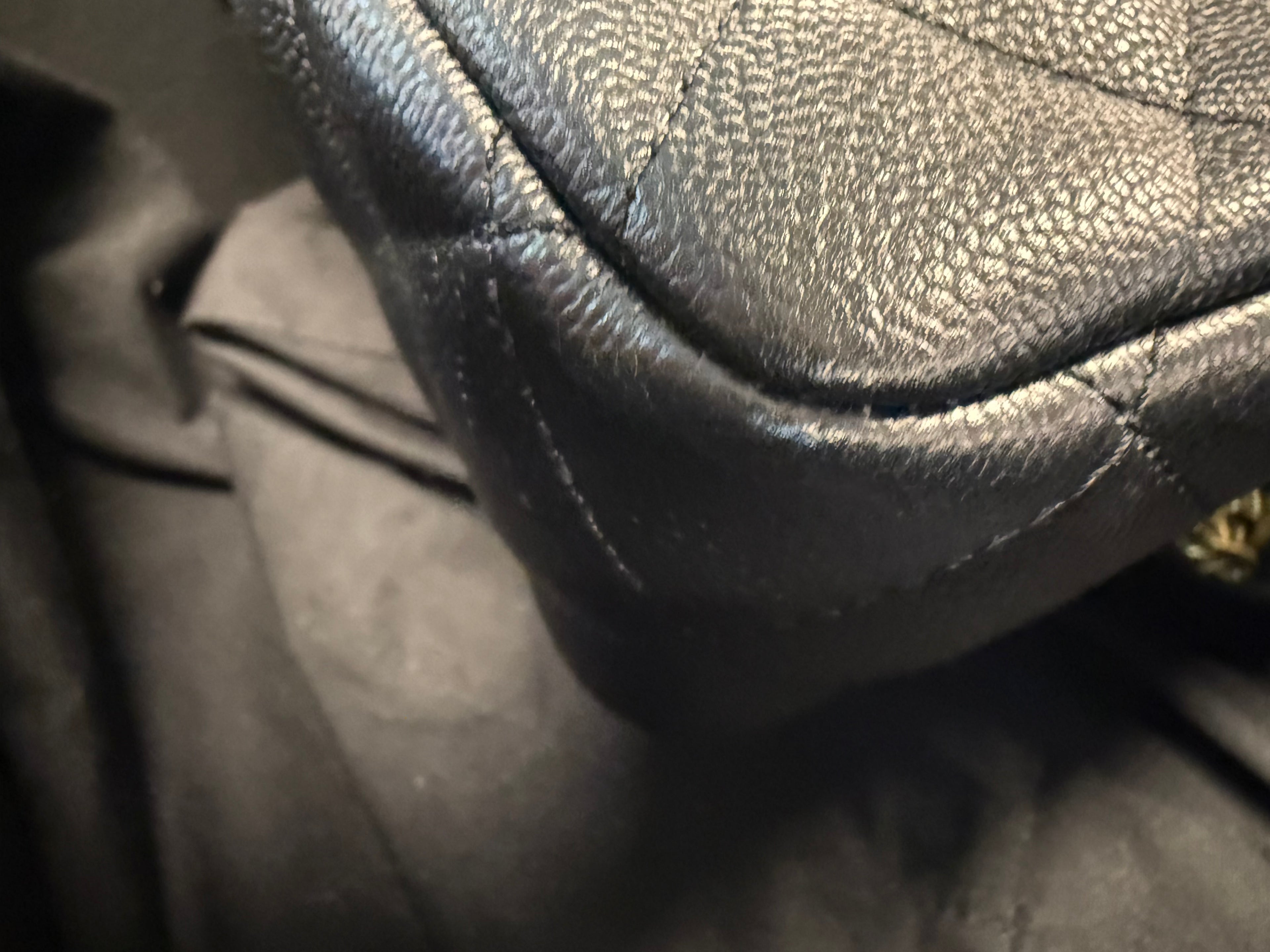 CHANEL 23P COCO LOVE FLAP BAG CAVIAR BLACK GHW(MICROCHIP)