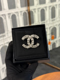 CHANEL BROOCH CRYSTAL STAR PEARL