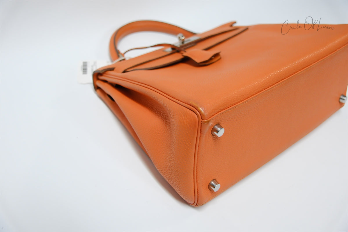 HERMES KELLY 28 TOGO ORANGE SHW