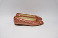 CHANEL BALLETS PINK PATENT BALLERINA SIZE 35.5