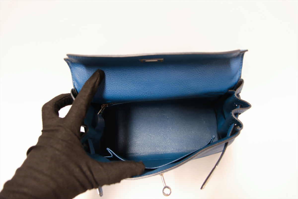 HERMES KELLY 25 TOGO ROUTINE STAMP X PHW
