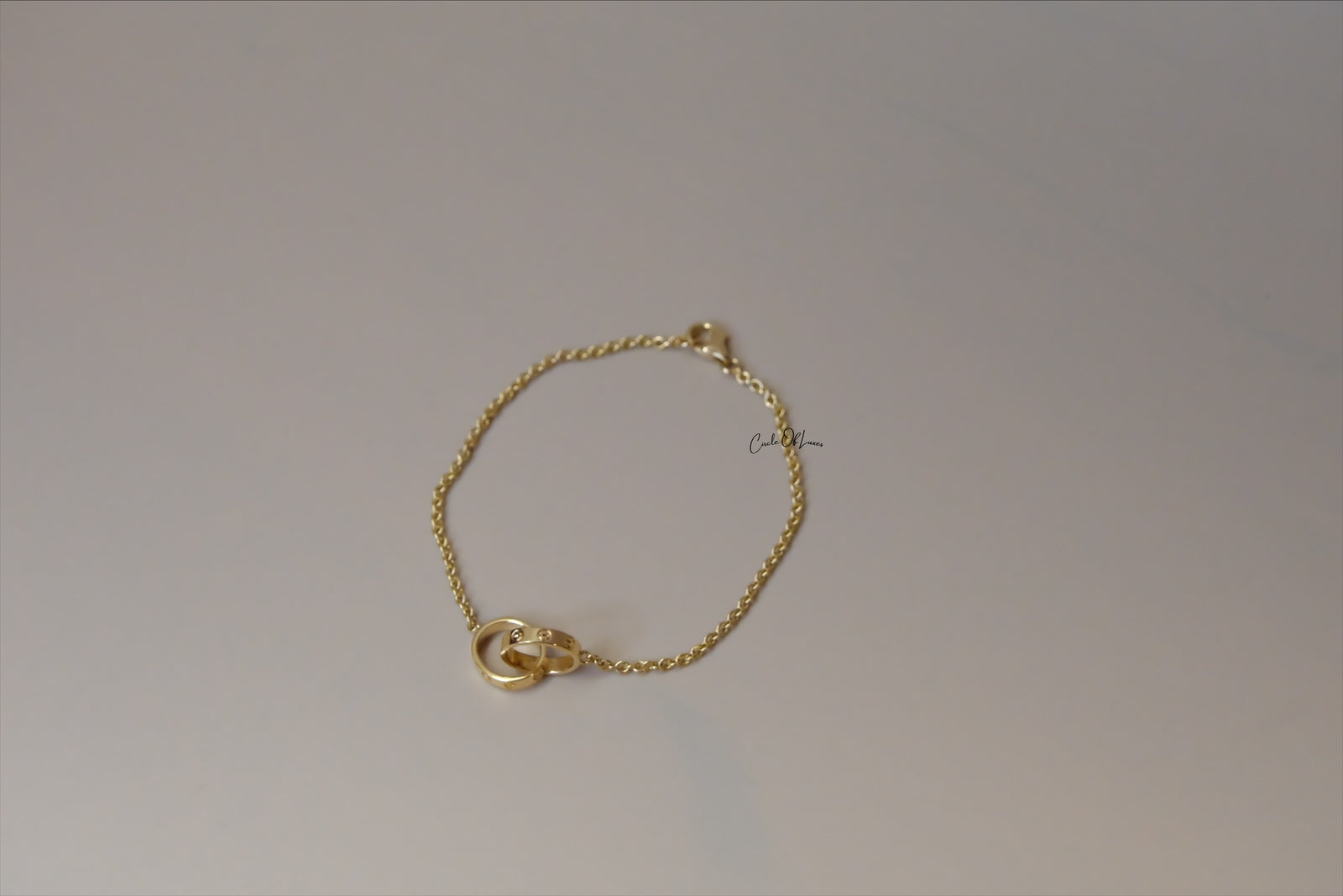 CARTIER LOVE BRACLET ON CHAIN YELLOW  GOLD