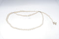 CHANEL CRYSTAL CC FAUX PEARL STRAND CHAIN BELT