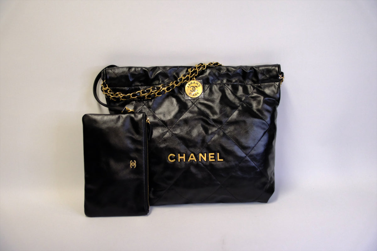 CHANEL C22 SMALL BLACK