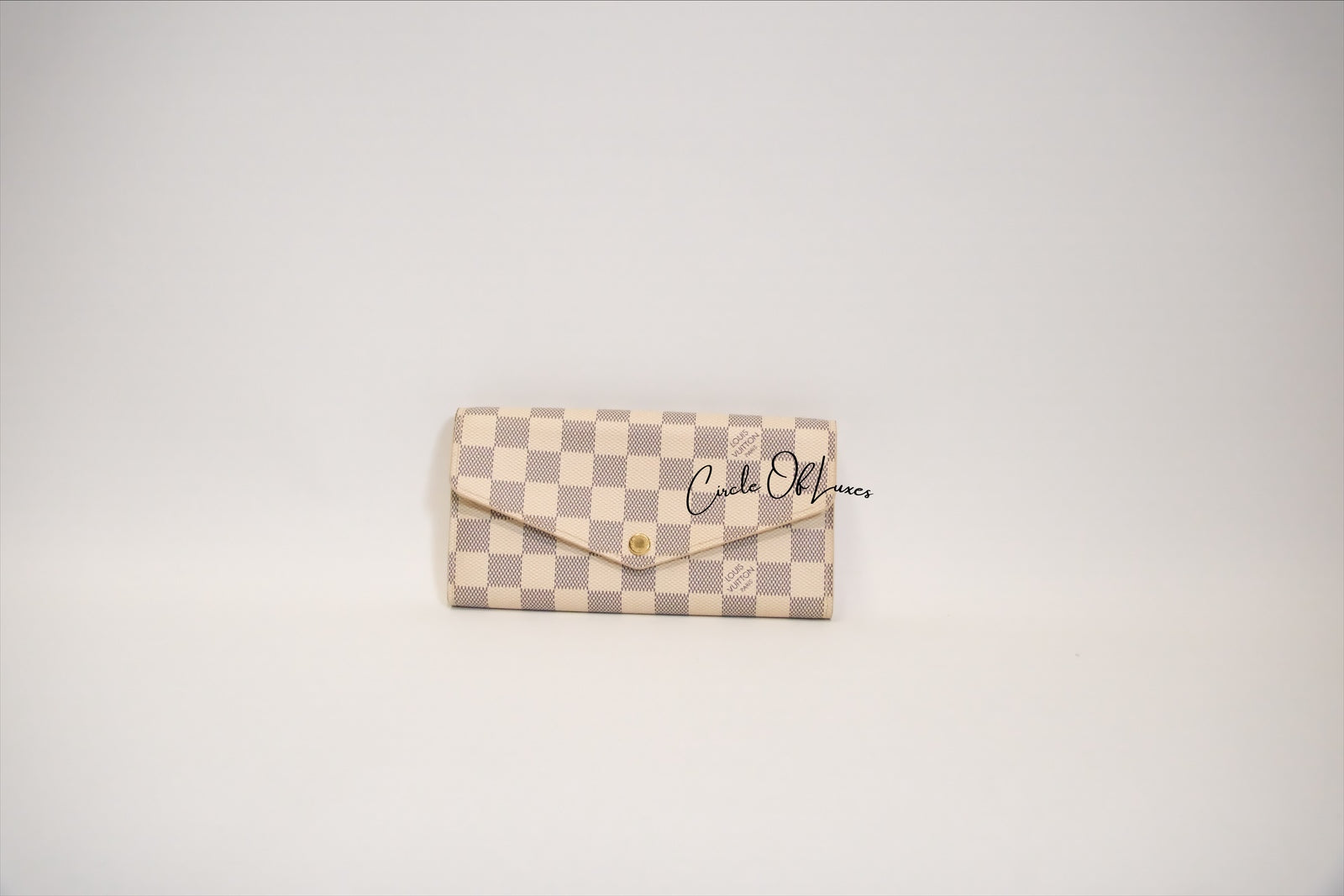 LOUIS VUITTON SARAH DAMIER AZUR WALLET