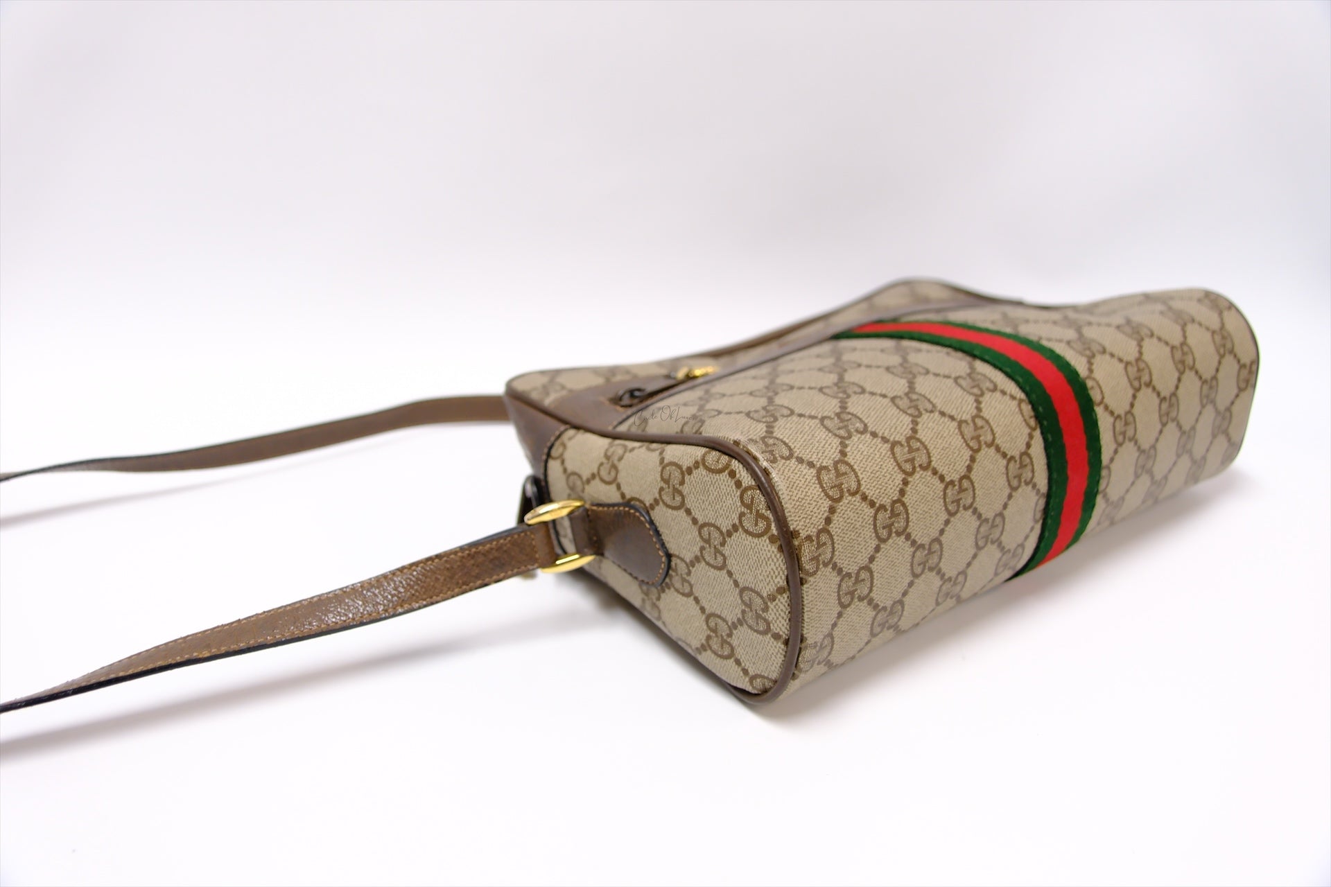 GUCCI VINTAGE CAMERA CANVAS BAG