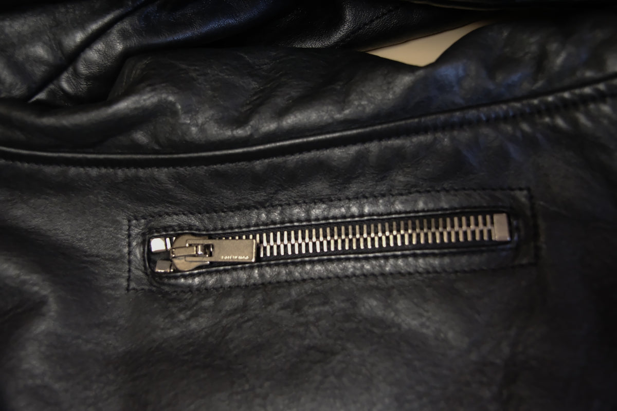 BALENCIAGA BIKER LEATHER JACKET SIZE 40 (Xs-S)