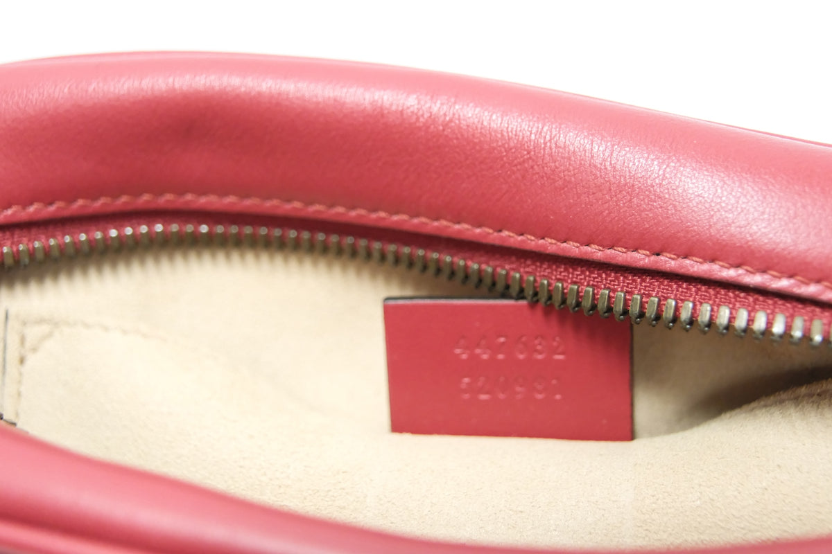 GUCCI SMALL CAMERA MARMONT RED