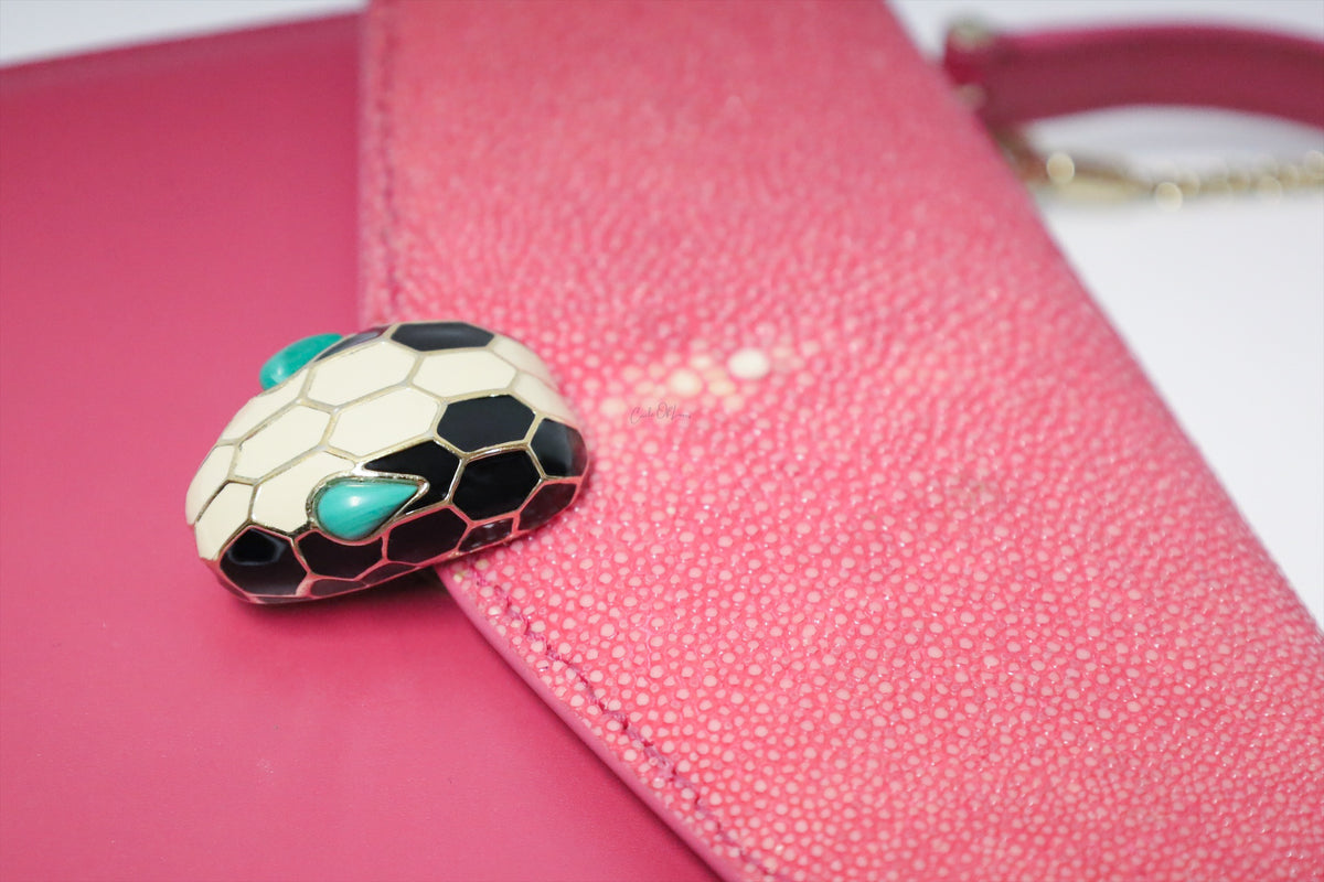 BVLGARI SERPENTI FOREVER TOP HANDLE BAG