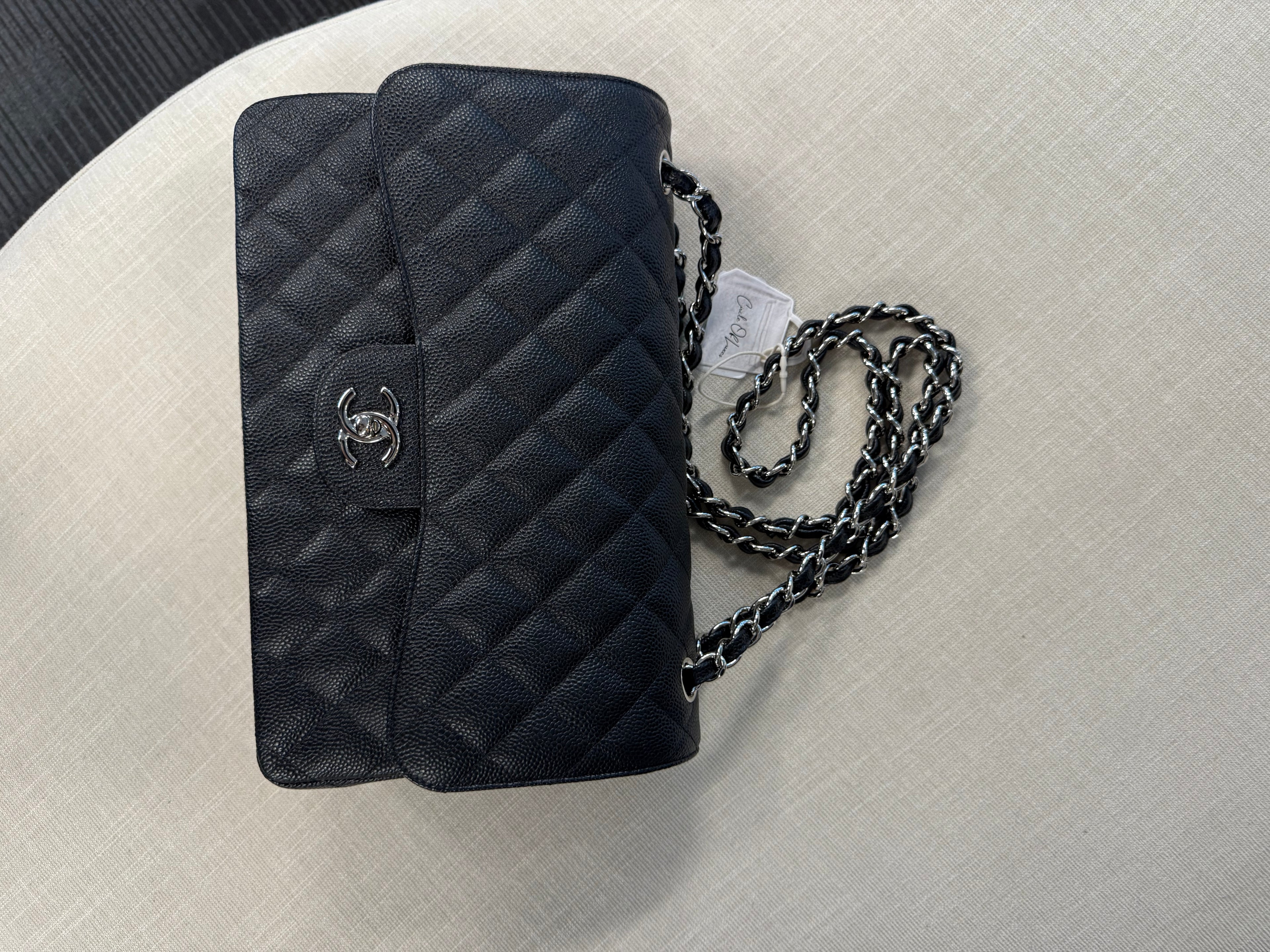 CHANEL JUMBO CLASSIC BLACK CAVIAR SHW