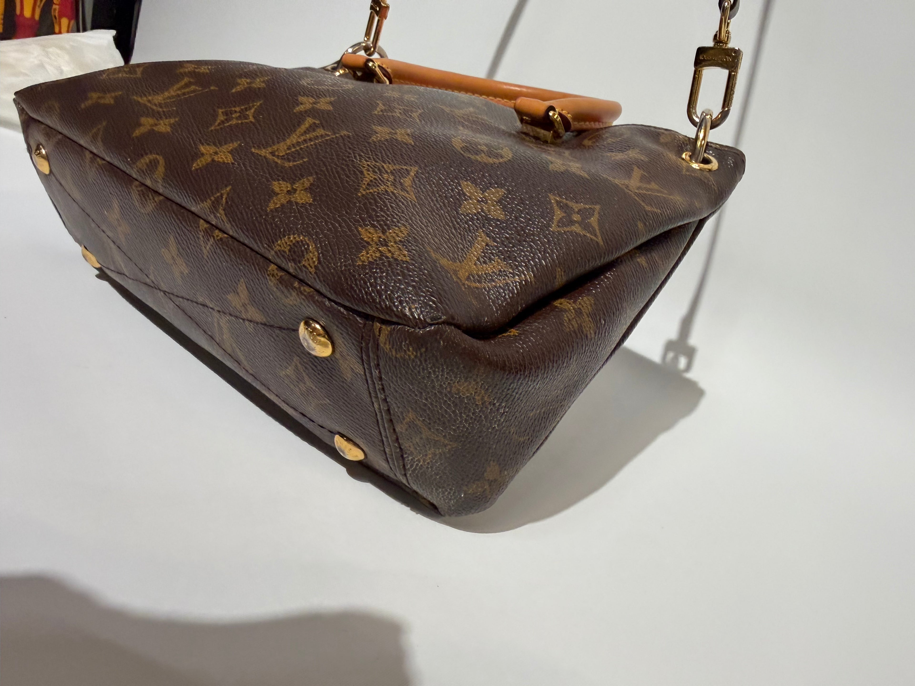 LOUIS VUITTON PALLAS BB MONOGRAM /RED
