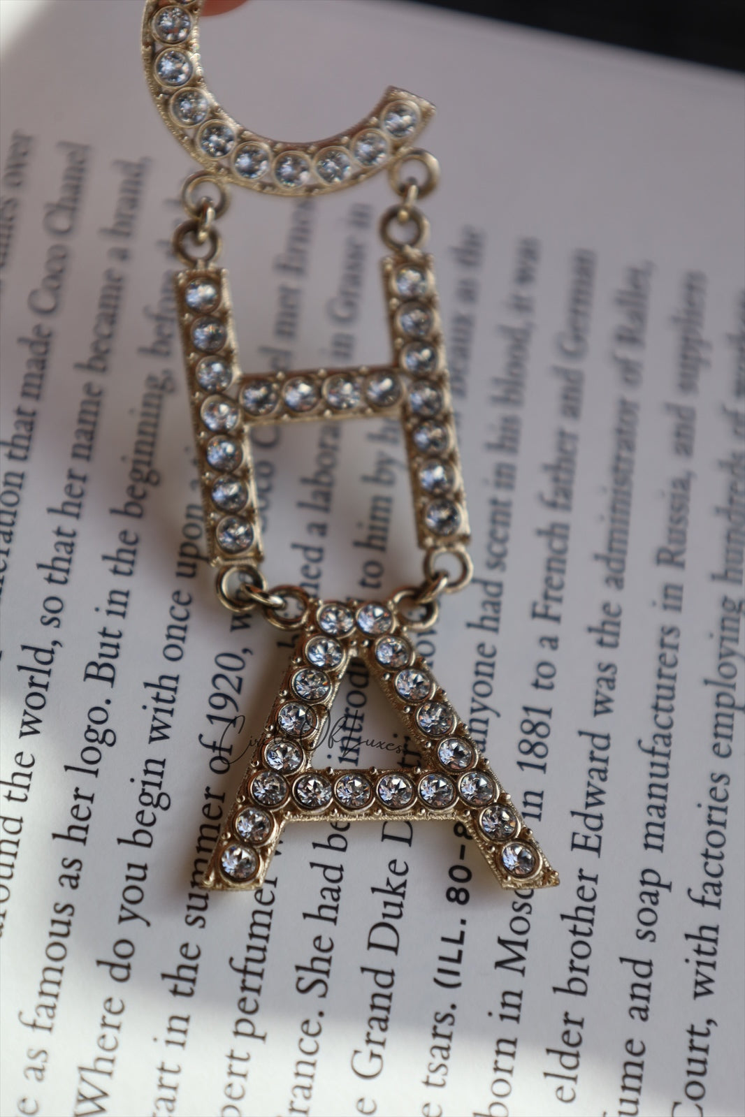 CHANEL EARRINGLETTER CHANEL GHW