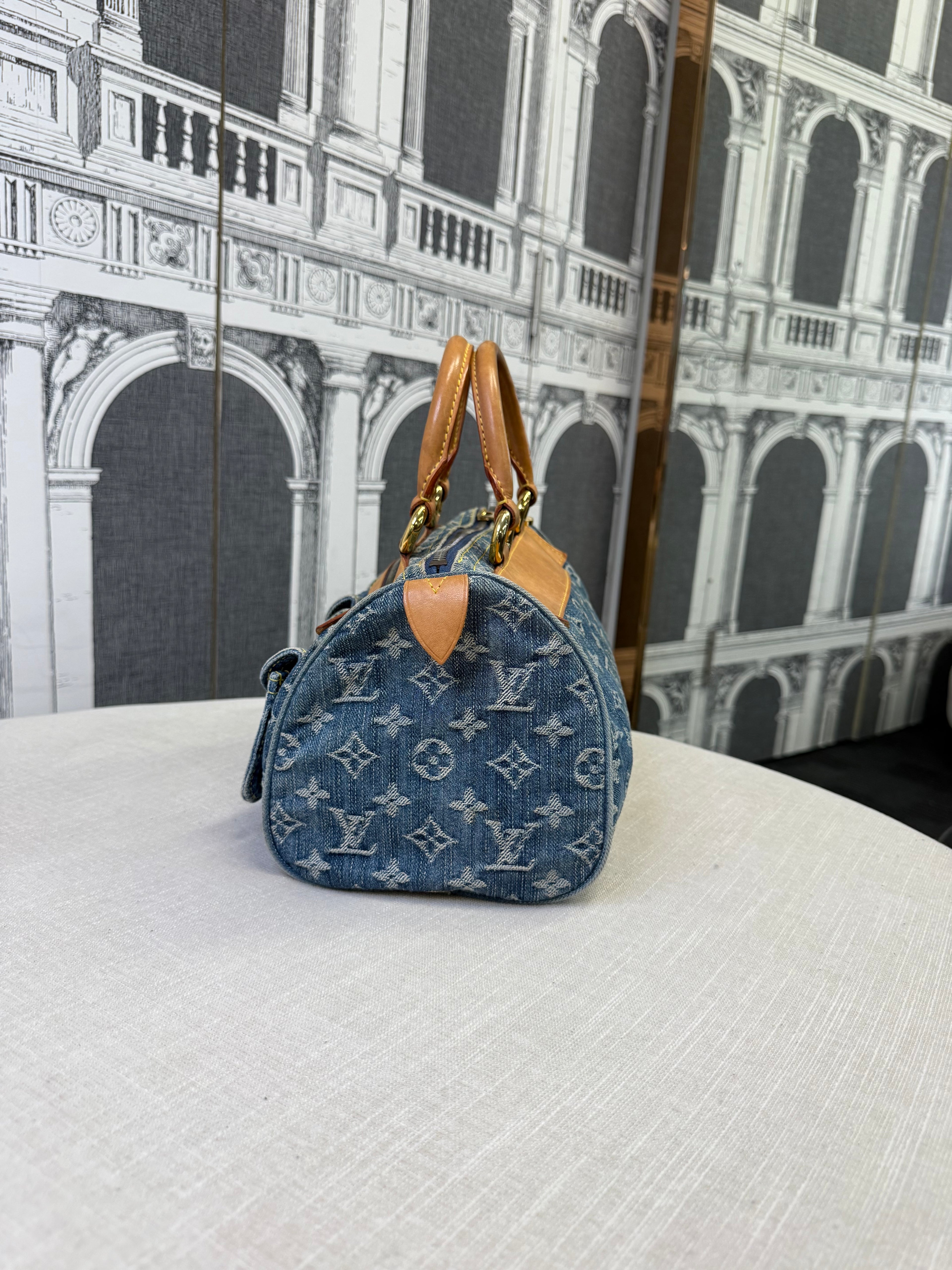 LOUIS VUITTON SPEEDY NOE  DENIM