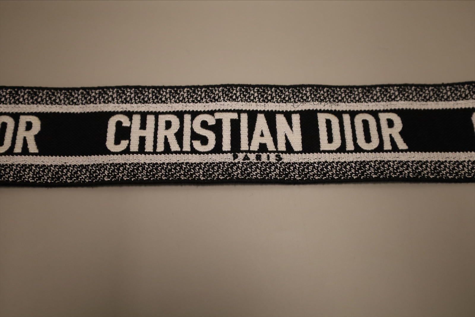 CHRISTIAN DIOR STRAP BLACK/WHITE