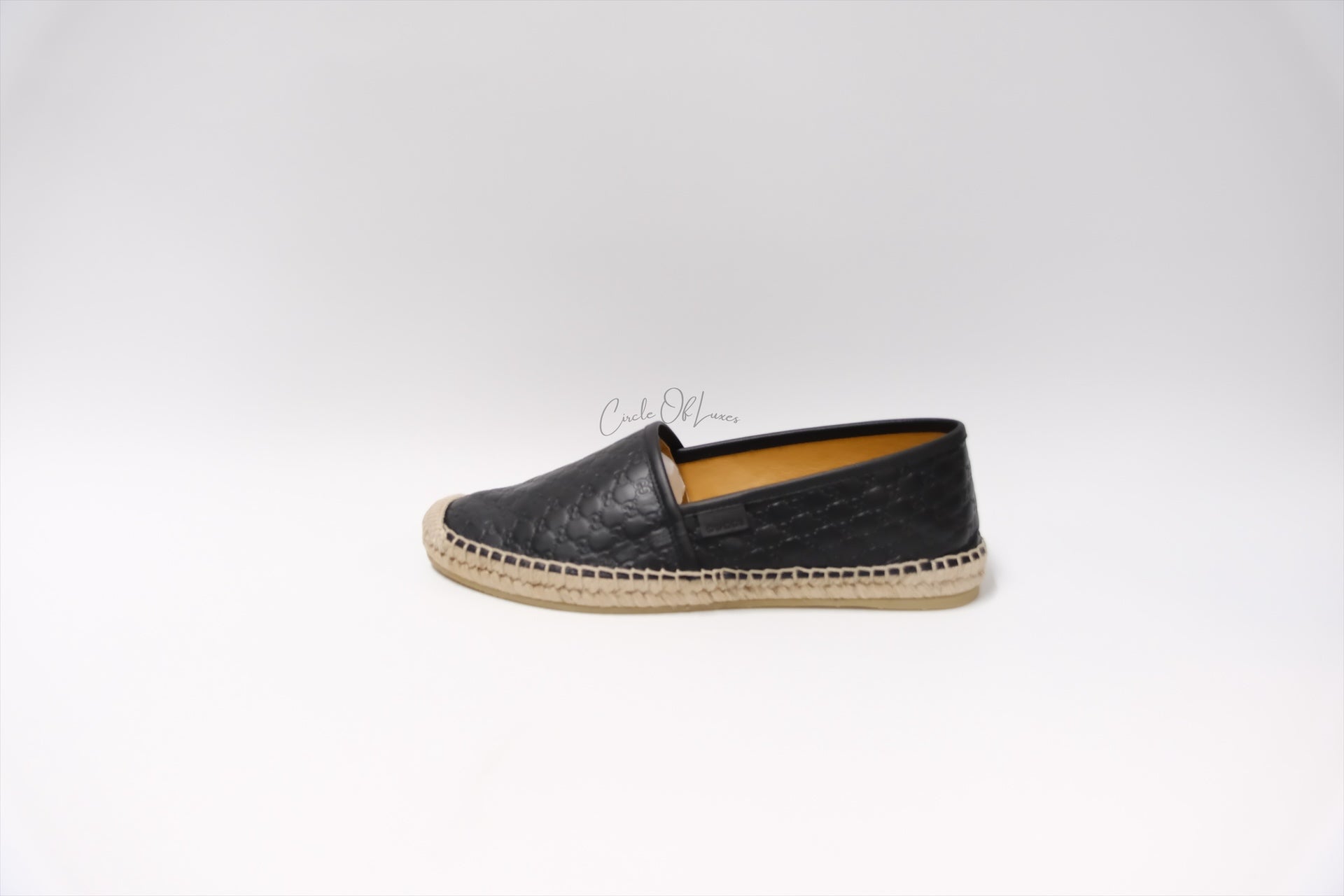GUCCI ESPADRILLES BLACK 37
