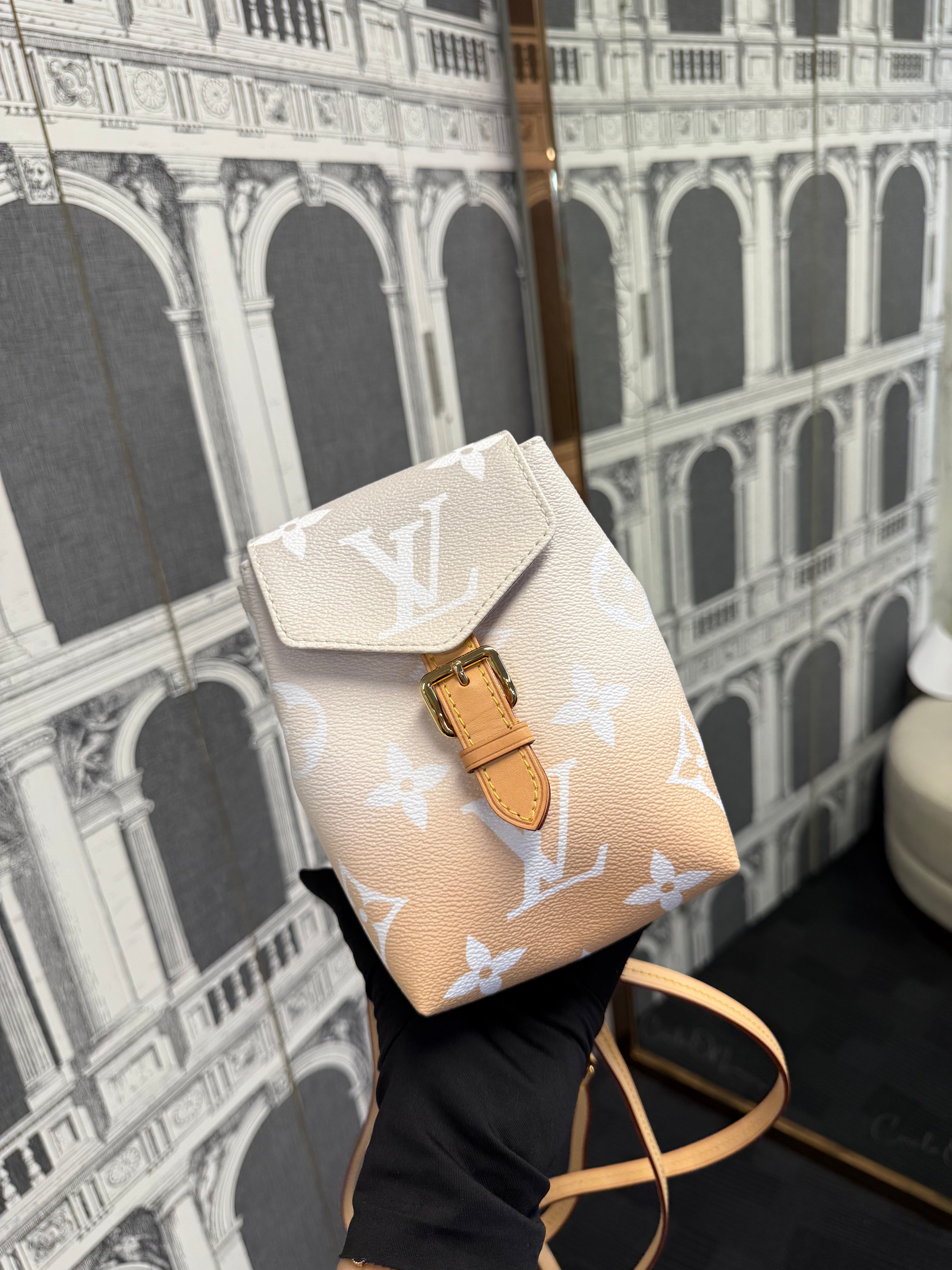 LOUIS VUITTON TINY BACKPACK MONOGRAM GIANT BY THE POOL