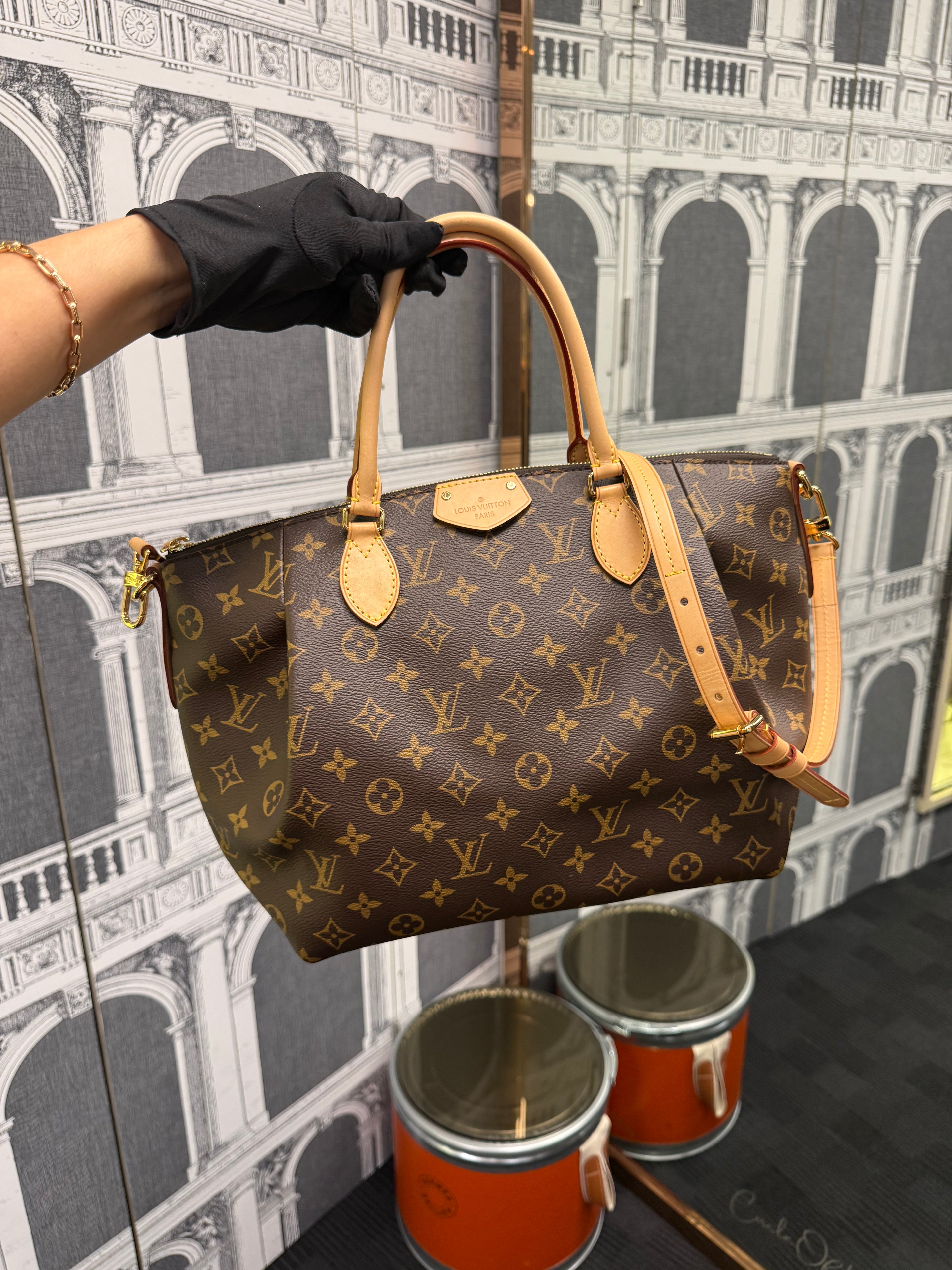 HOLD-LOUIS VUITTON TURENE MM MONOGRAM