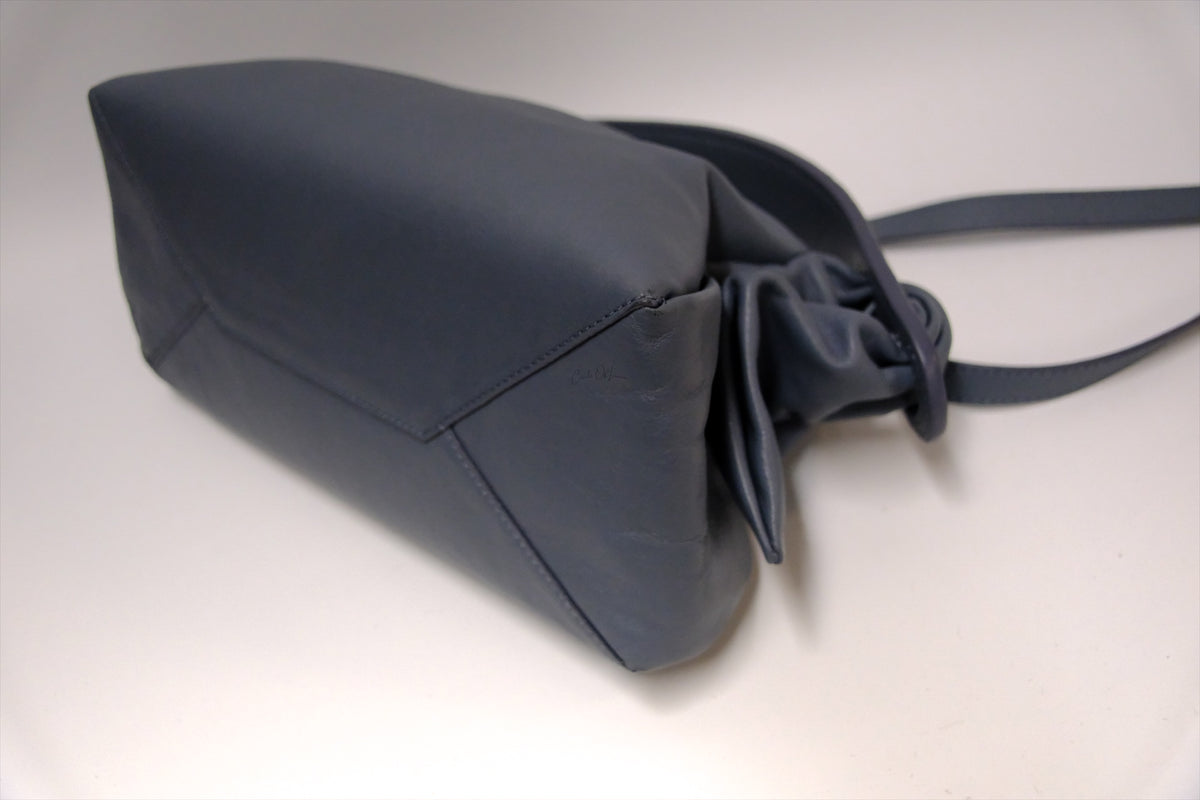 KENZO BLUE/GREY LEATHER BAG