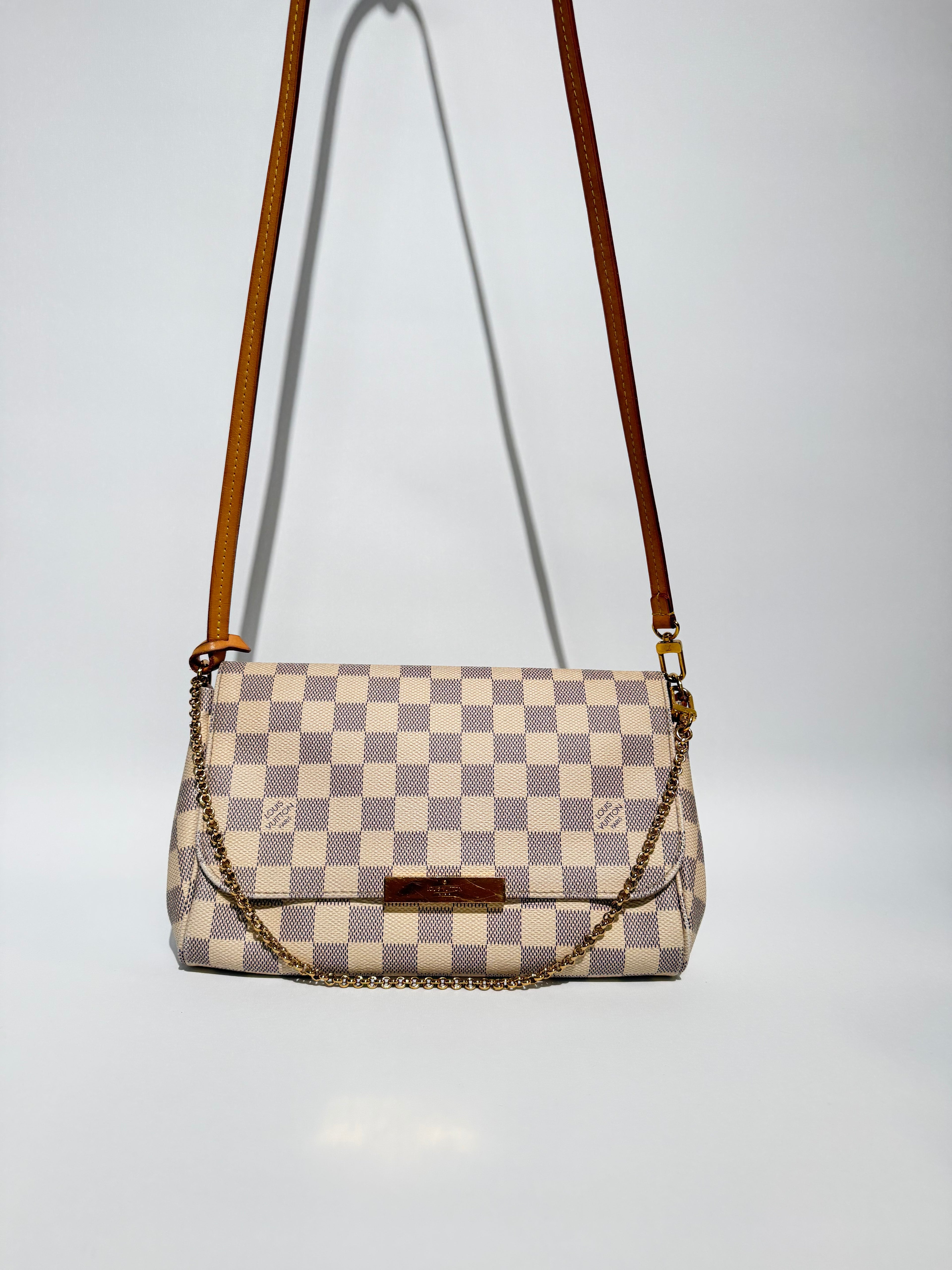 LOUIS VUITTON FAVORITE MM DAMIER AZUR