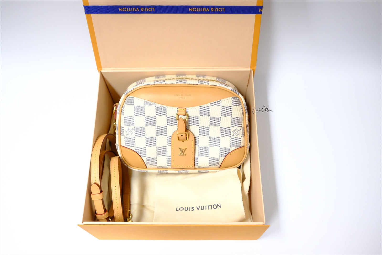 LOUIS VUITTON MINI DEAUVILLE DAMIER AZUR