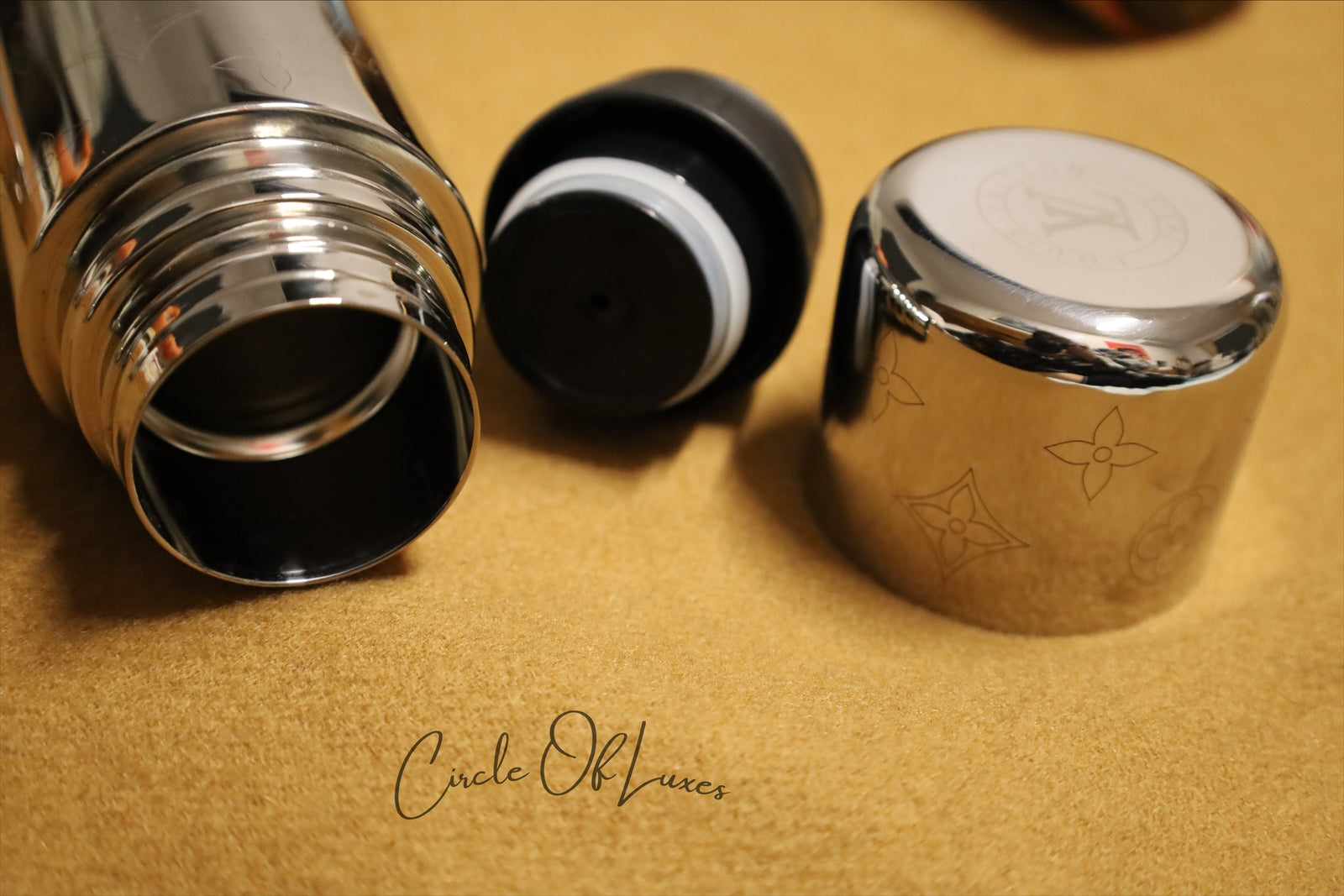 LOUIS VUITTON SHAKER COKTAIL SILVER MONOGRAM