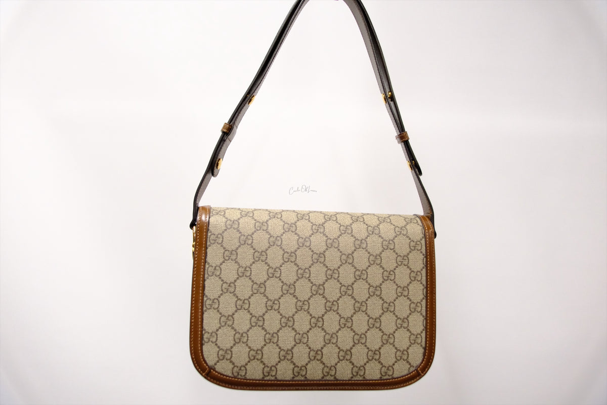 GUCCI HORSEBIT 1955 MEDIUM CANVAS GG SUPREME