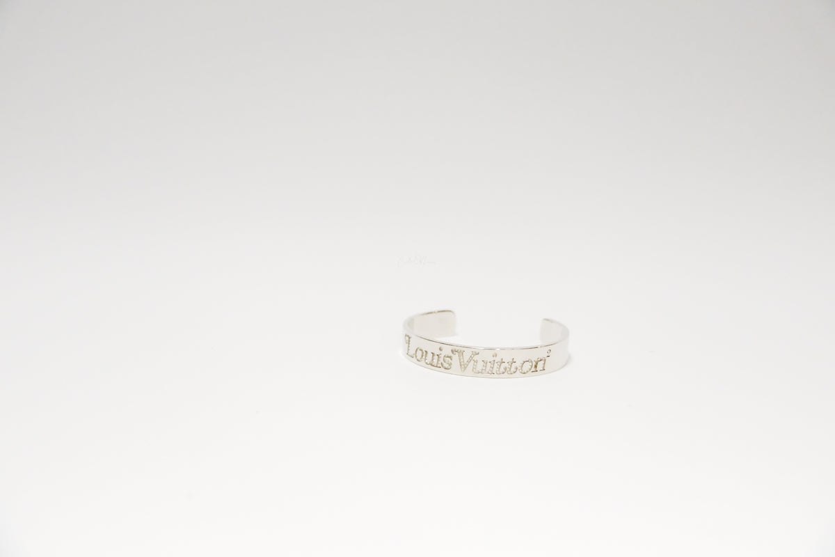 Louis Vuitton x Nigo Squared Strass Bracelet Silver in Silver Metal with Silver tone