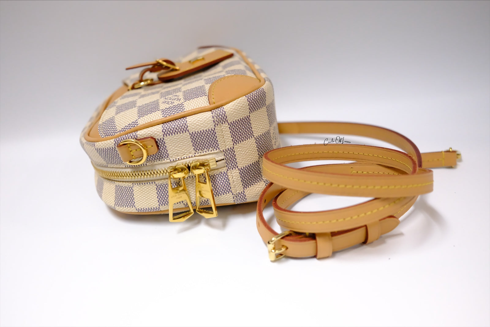 LOUIS VUITTON MINI DEAUVILLE DAMIER AZUR