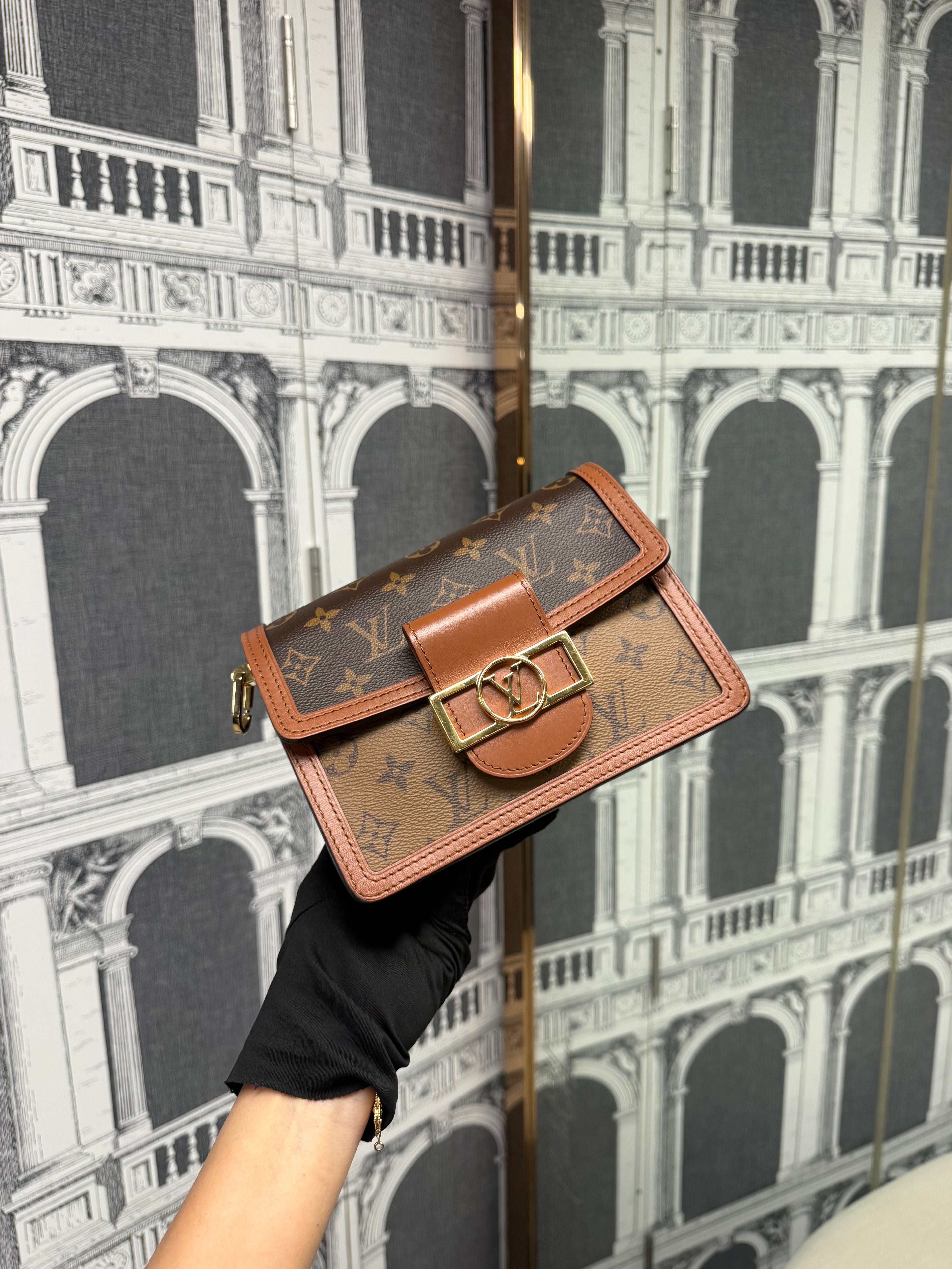 LOUIS VUITTON MINI DAUPHINE MONOGRAM REVERSE